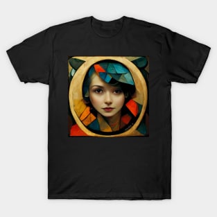 Cubic Owl Woman, No. 4 - Beautiful Woman T-Shirt